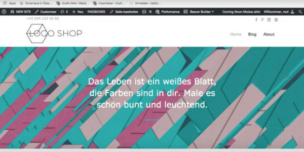 Website-Footer-bearbeiten Website-Footer-bearbeiten